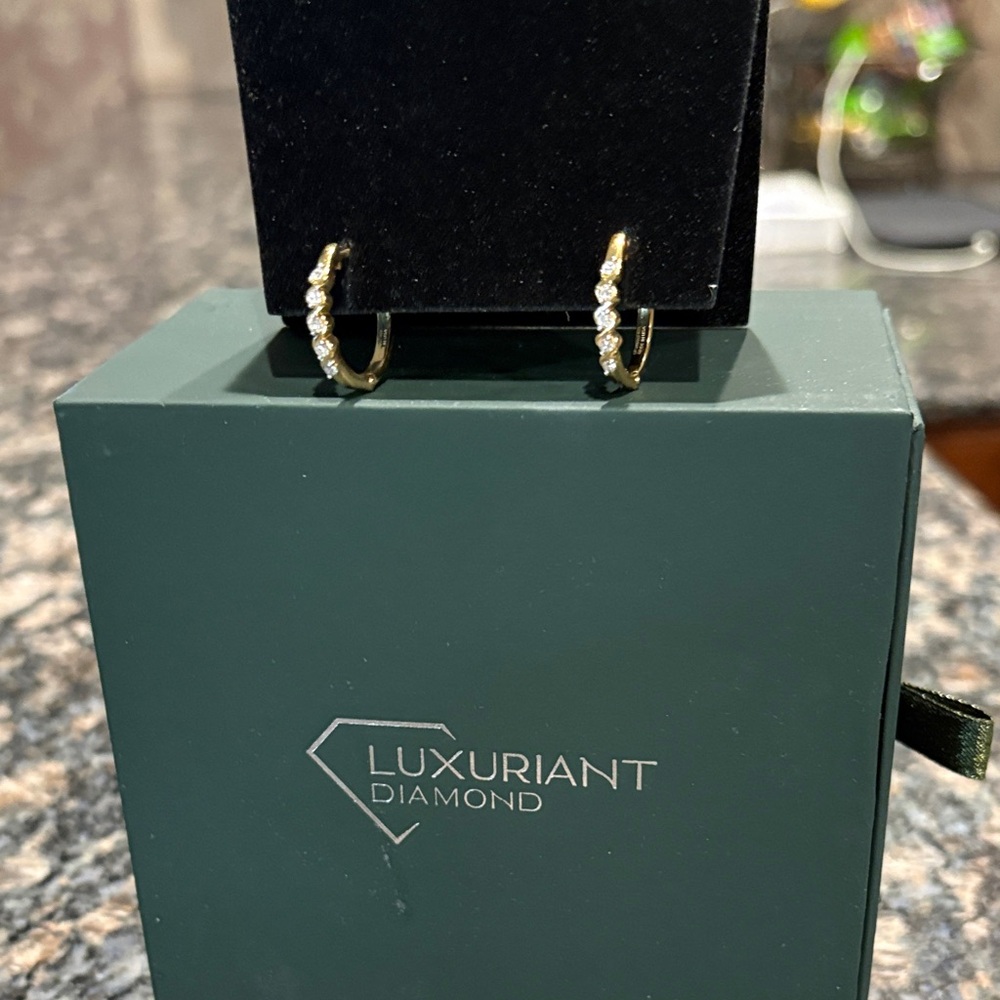 Gold and Silver Hoop Earrings